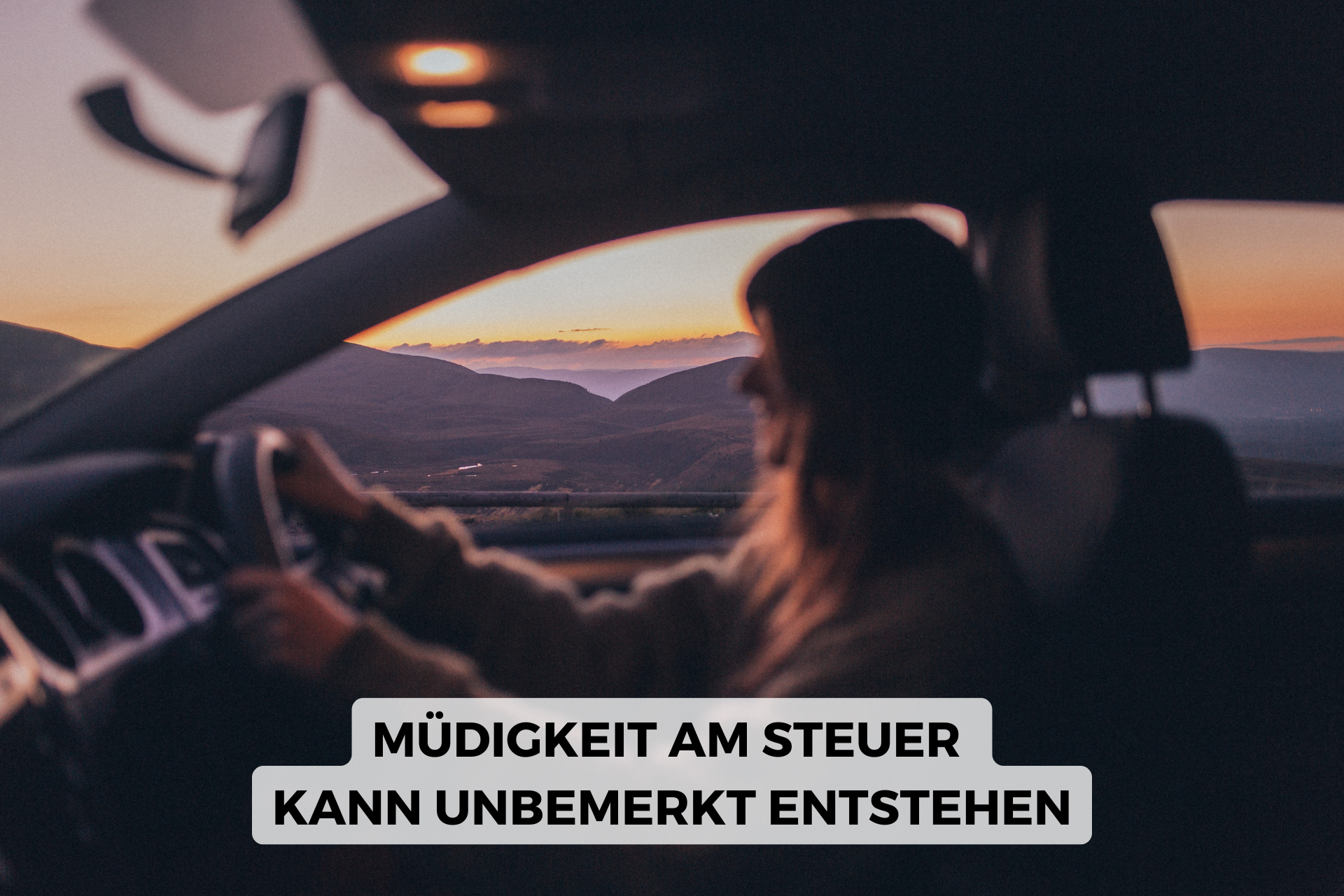 Müdigkeit am Steuer